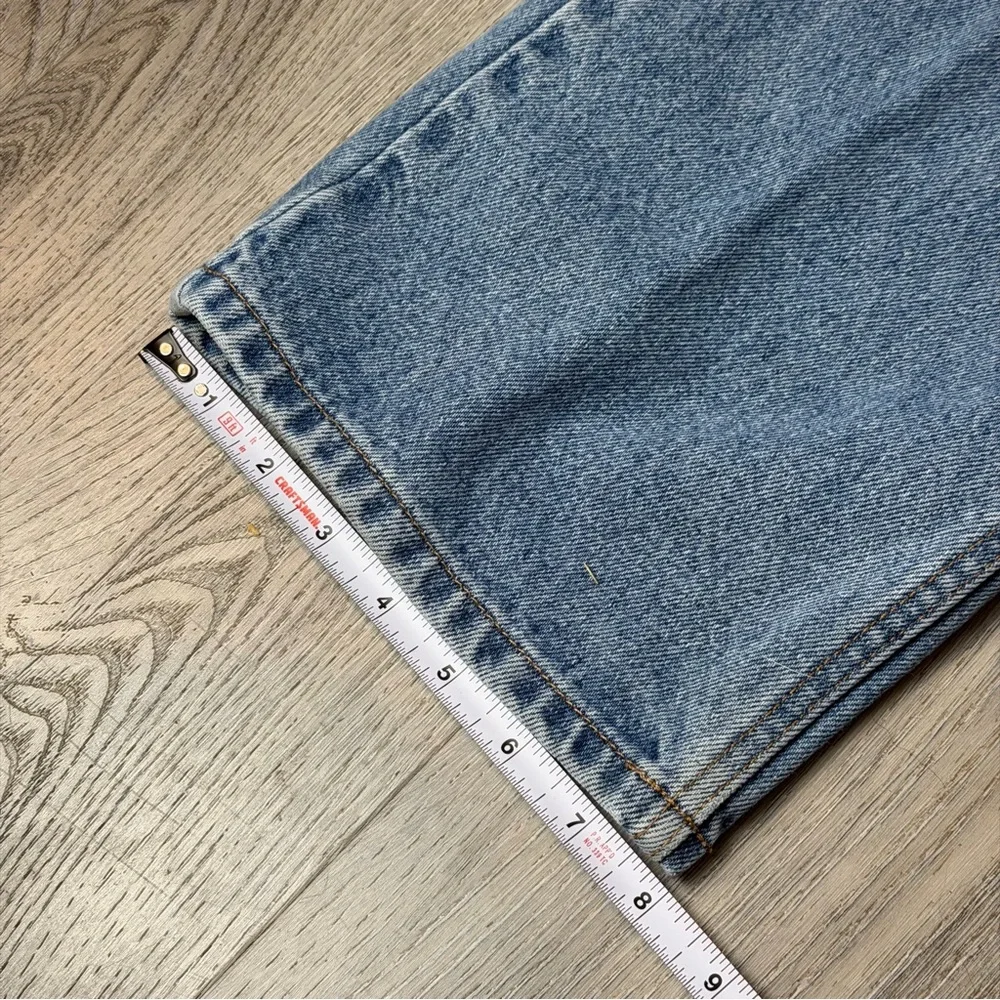 Vintage 90’s Chaps Ralph Lauren Jeans Mens 38x32 Relaxed Straight Denim Y2K Blue - Picture 11 of 13